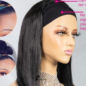 Headband Bob Wig 14 inch NEVER WORN